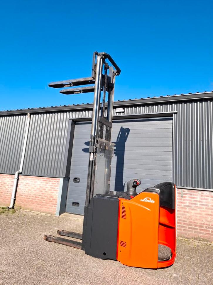 Electrische stapelaar pompwagen linde, Doe-het-zelf en Verbouw, Palletwagens en Pompwagens, Gebruikt, Ophalen of Verzenden