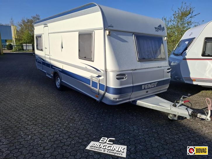Fendt Platin 510 TFB - ERG NETJES, Caravans en Kamperen, Caravans, Bedrijf, tot en met 4, 1000 - 1250 kg, Rondzit, Fendt, Frans bed