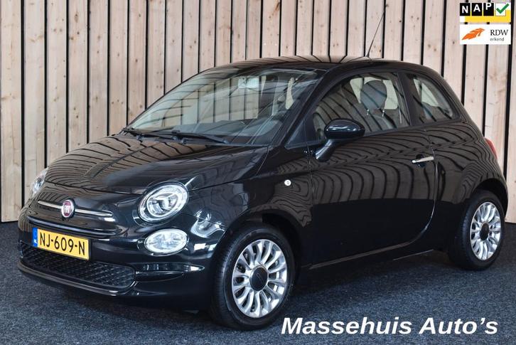 Fiat 500 0.9 TwinAir Turbo Popstar 56dkm Airco LED NL-auto N, Auto's, Fiat, Bedrijf, Te koop, ABS, Airbags, Airconditioning, Centrale vergrendeling