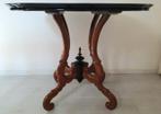 Willem III notenhouten spinnekop wijn/theetafel inlegwerk, Ophalen