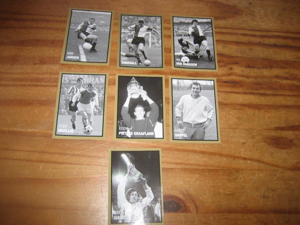 feyenoord  van hanegem wim jansen kindvall plaatjes, Ophalen of Verzenden, Zo goed als nieuw, Feyenoord, Poster, Plaatje of Sticker