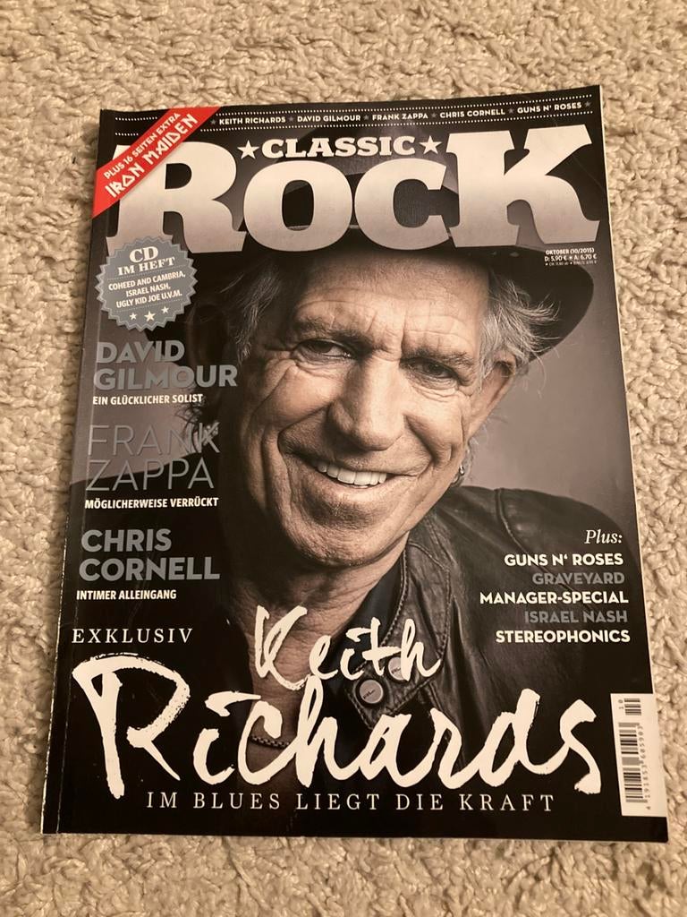 CLASSIC ROCK Magazine Chris Cornell FRANK ZAPPA Iron Maiden, Boeken, Tijdschriften en Kranten, Ophalen of Verzenden, Zo goed als nieuw