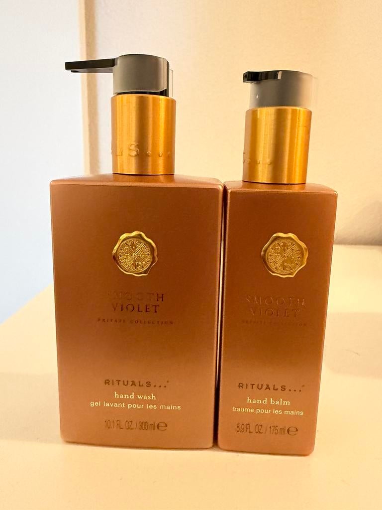 Nieuw Rituals Smooth Violet kitchen set hand wash en balm, Sieraden, Tassen en Uiterlijk, Uiterlijk | Lichaamsverzorging, Ophalen of Verzenden
