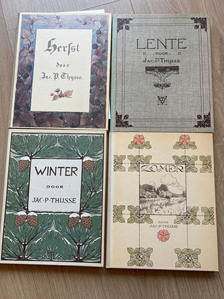 Jac. P. Thijsse - De Vier Jaargetijden (complete set), Boeken, Prentenboeken en Plaatjesalbums, Ophalen of Verzenden, Gelezen