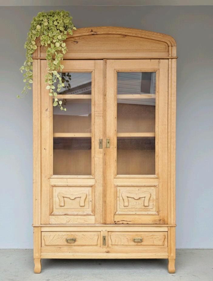 ➡️OPRUIMING Antieke XL Franse eiken meidenkast vintage kast, Antiek en Kunst, Curiosa en Brocante, Ophalen of Verzenden