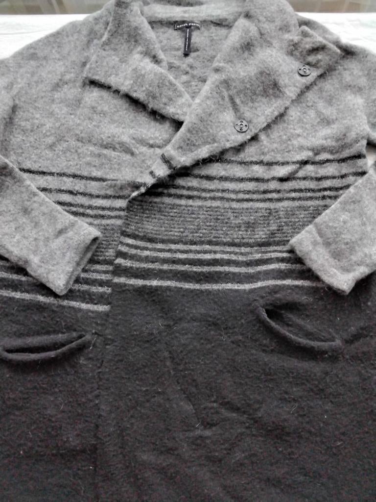 Sarah Pacini vest - alle maten - perfecte staat, Sarah Pacini, Ophalen of Verzenden, Zo goed als nieuw, Grijs