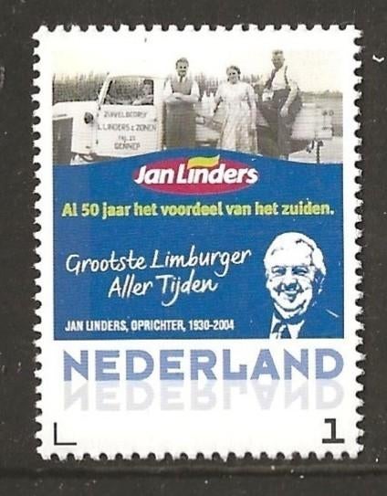 Persoonlijke zegel Jan Linders (1), postfris, Ophalen of Verzenden, Postfris