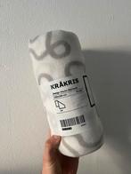 IKEA KRÅKRIS Plaid - Wit/Grijs, 130x160 cm, Ophalen of Verzenden, Nieuw