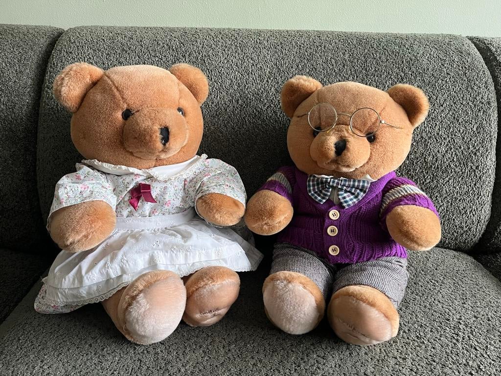 Bijenkorf Beren Bob en Sabine - Alleen als set, Kinderen en Baby's, Speelgoed | Knuffels en Pluche, Overige merken, Overige karakters
