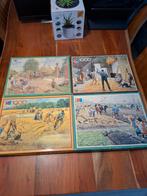 Vintage MB Puzzels - 4 stuks - 1000 stukjes, Hobby en Vrije tijd, Denksport en Puzzels, Ophalen of Verzenden, 500 t/m 1500 stukjes