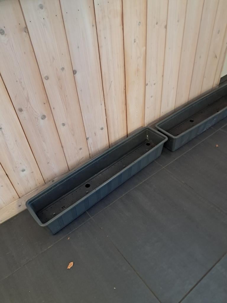 Plantenbakken met zelf bewateringsysteem, Ophalen, Kunststof, Gebruikt, Minder dan 30 cm