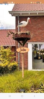 *Mooie grote ooievaar te huur op heus nest van wilgentenen**, Ophalen of Verzenden