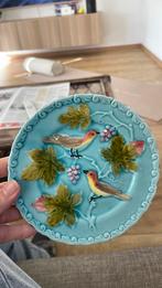 Art Nouveau majolica bordjes, Antiek en Kunst, Ophalen of Verzenden