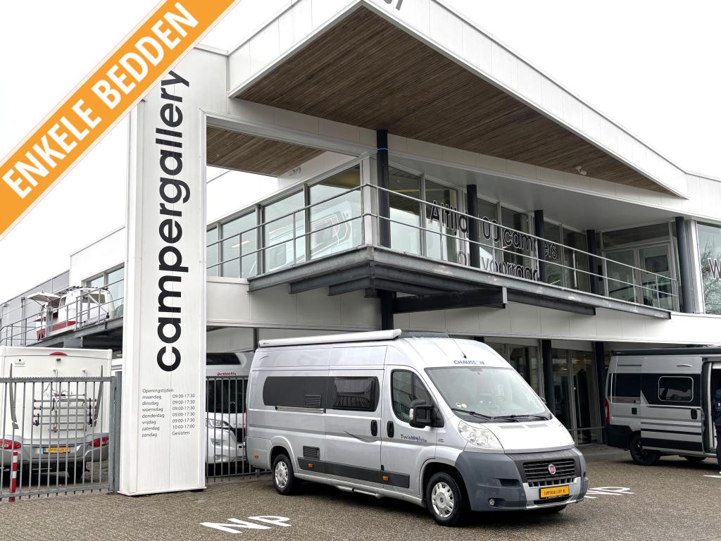 Chausson Twist 06 Prestige ENKELE BEDDEN EURO5 DIESELKACHEL, Caravans en Kamperen, Campers, Fiat, Tot en met 3, 6 tot 7 meter
