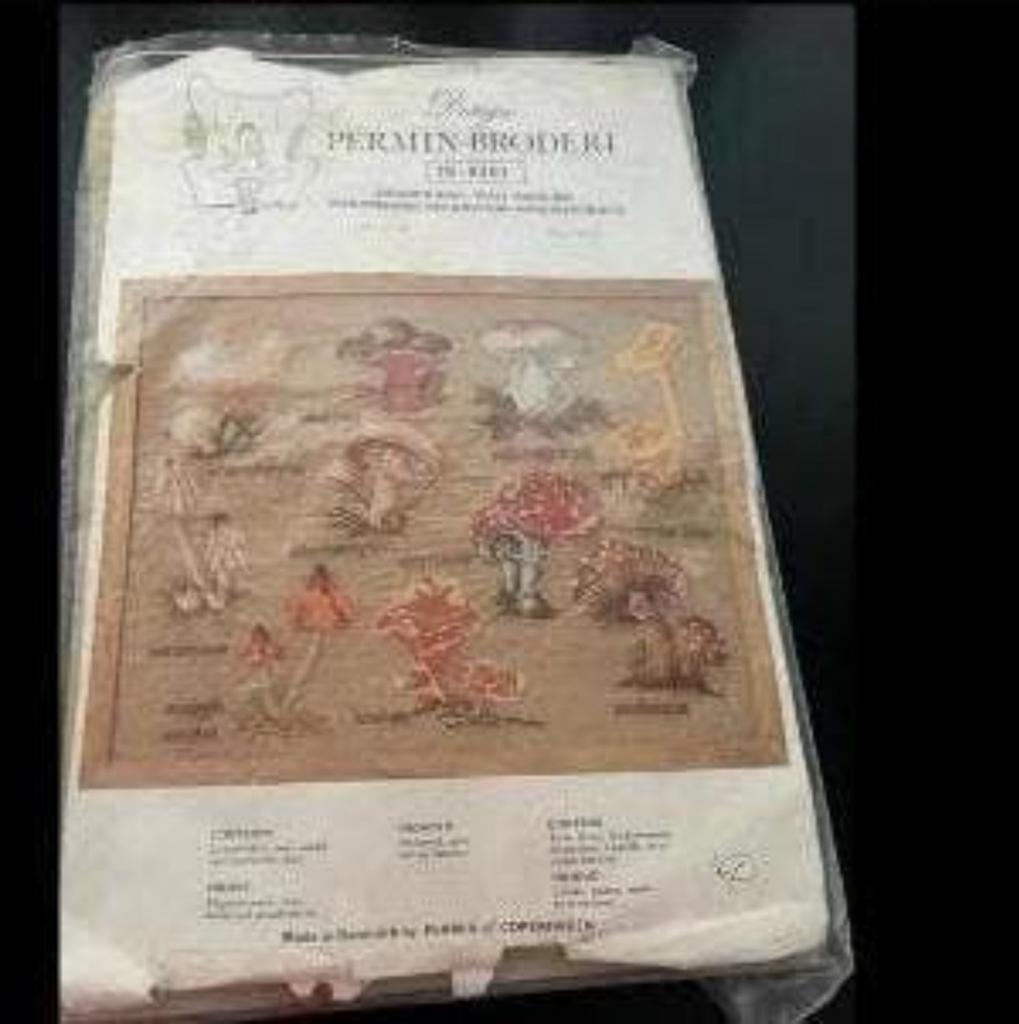 Borduurpakket van het merk Permin of Copenhagen, Hobby en Vrije tijd, Ophalen of Verzenden, Zo goed als nieuw, Borduurpakket