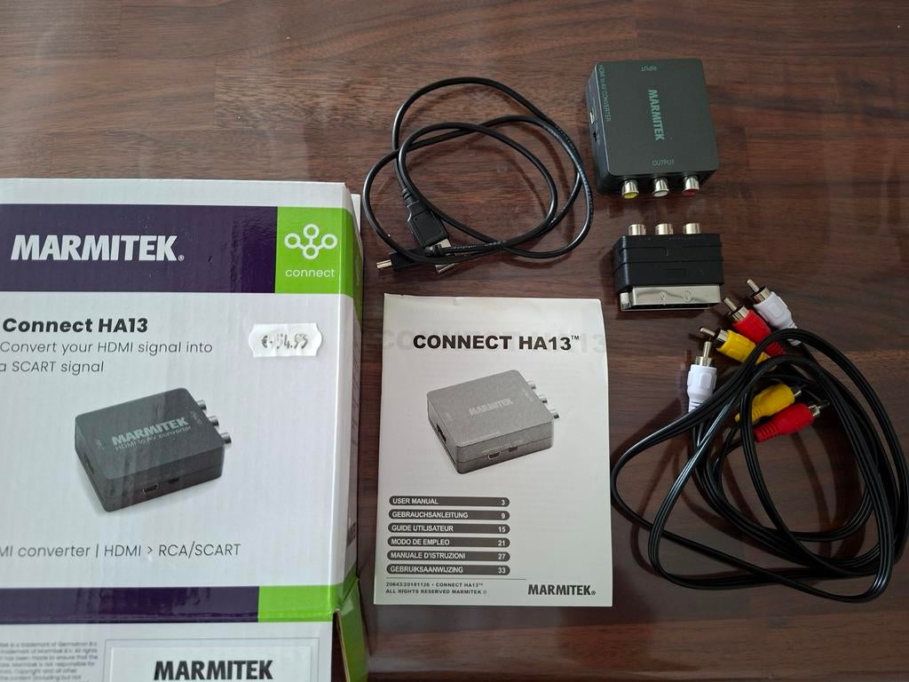 Marmitek Connect HA13 HDMI naar SCART converter, Verzenden