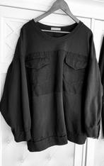 Zwarte trui maat 48/50 katoen, Ophalen of Verzenden, Zo goed als nieuw, Zwart, Trui of Vest