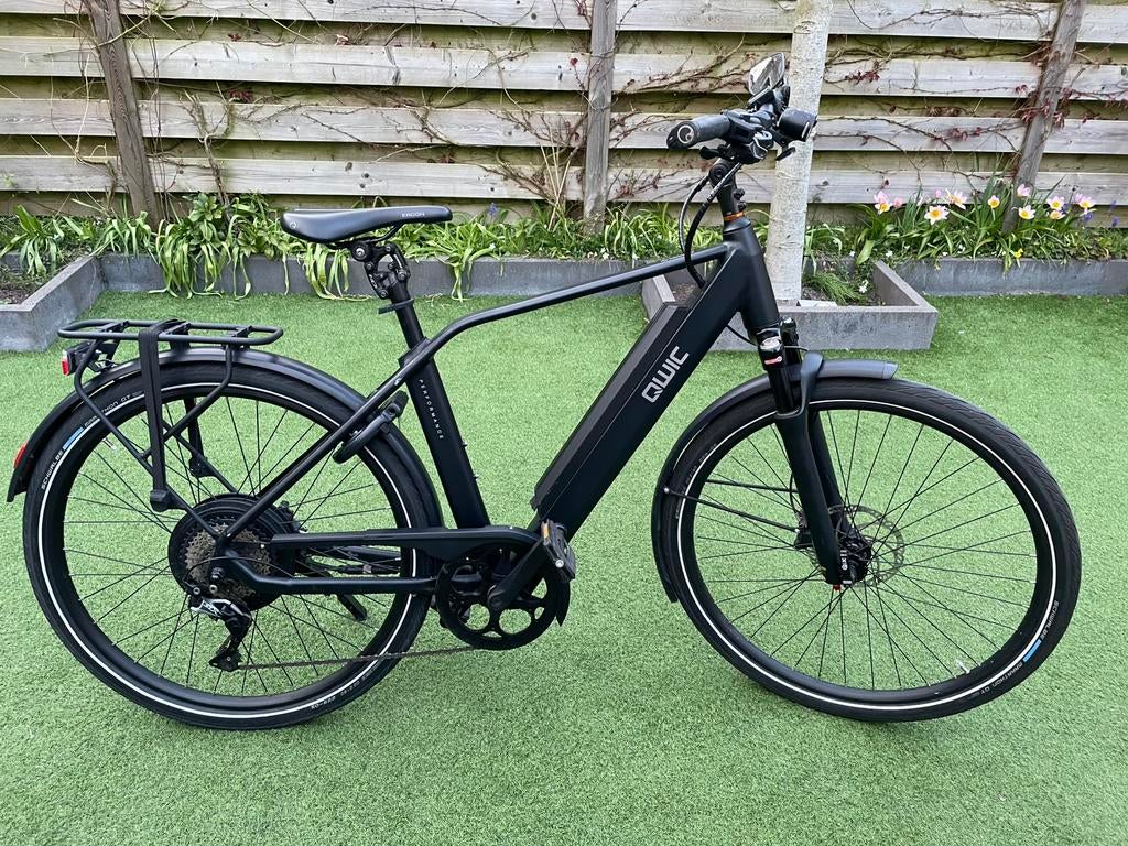 Qwic Performance RD11 elektrische heren fiets maat M, Fietsen en Brommers, Elektrische fietsen, Ophalen, Zo goed als nieuw, 50 km per accu of meer