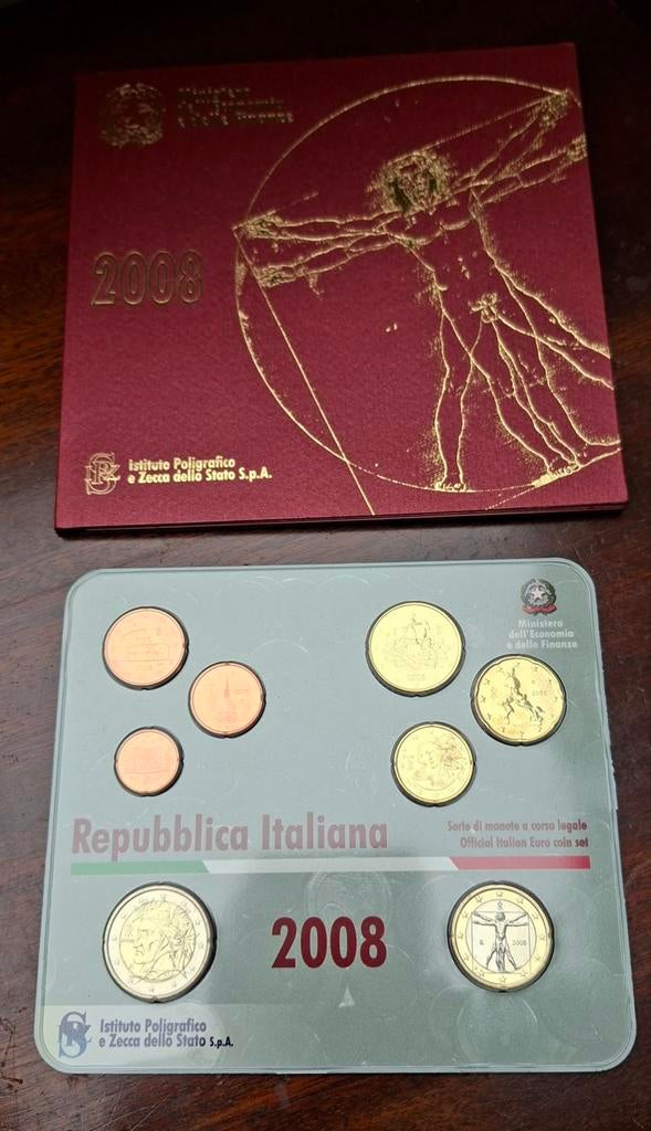 Italiaanse Euroset 2008 - Repubblica Italiana, Postzegels en Munten, Munten | Europa | Euromunten, Ophalen of Verzenden, Italië