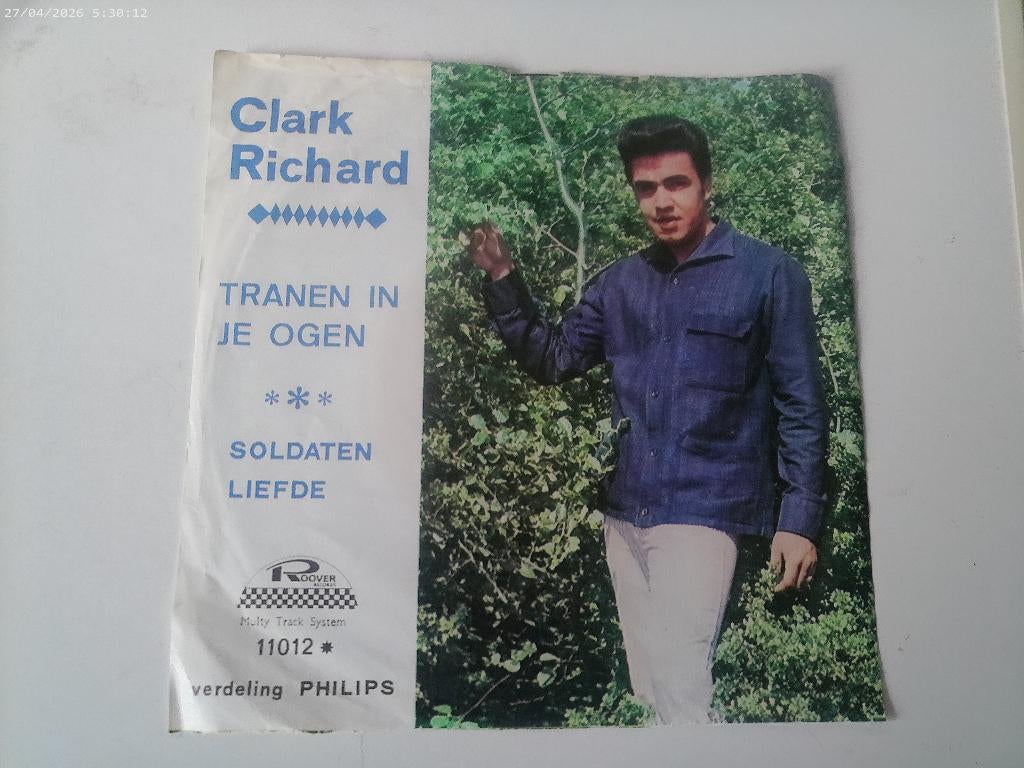 Clark Richard - Tranen in je ogen / Soldaten Liefde, Gebruikt, Fotohoes, 7 inch, Single