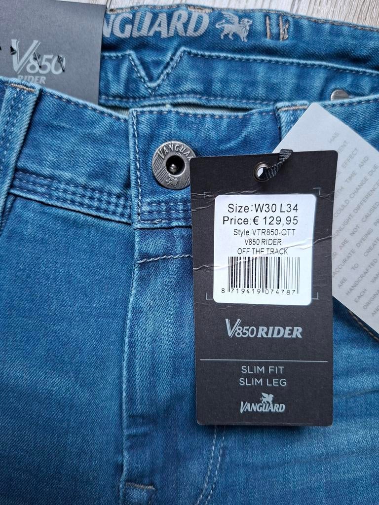VANGUARD V850 Rider slimfit jeans W30 L34, Blauw, Nieuw, W32 (confectie 46) of kleiner, Ophalen of Verzenden