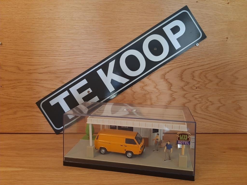Diorama motel met Volkswagen T3 bus, bied v.a. €27,50., Ophalen, Zo goed als nieuw