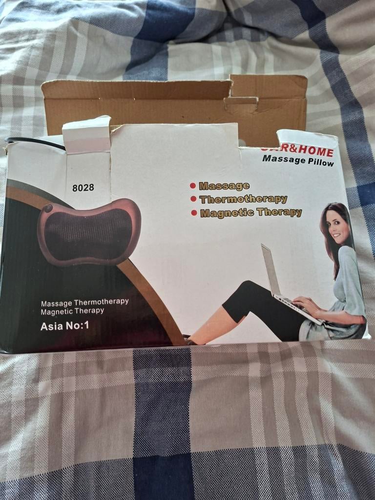 CAR&HOME Massage Kussen met Warmte- en Magneettherapie, Ophalen of Verzenden, Gebruikt, Massagestoel of Kussen