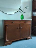 Dressoir met marmeren blad., Ophalen, 25 tot 50 cm
