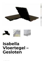 Isabella vloertegels 78 stuks, Caravans en Kamperen, Kampeeraccessoires, Ophalen, Zo goed als nieuw