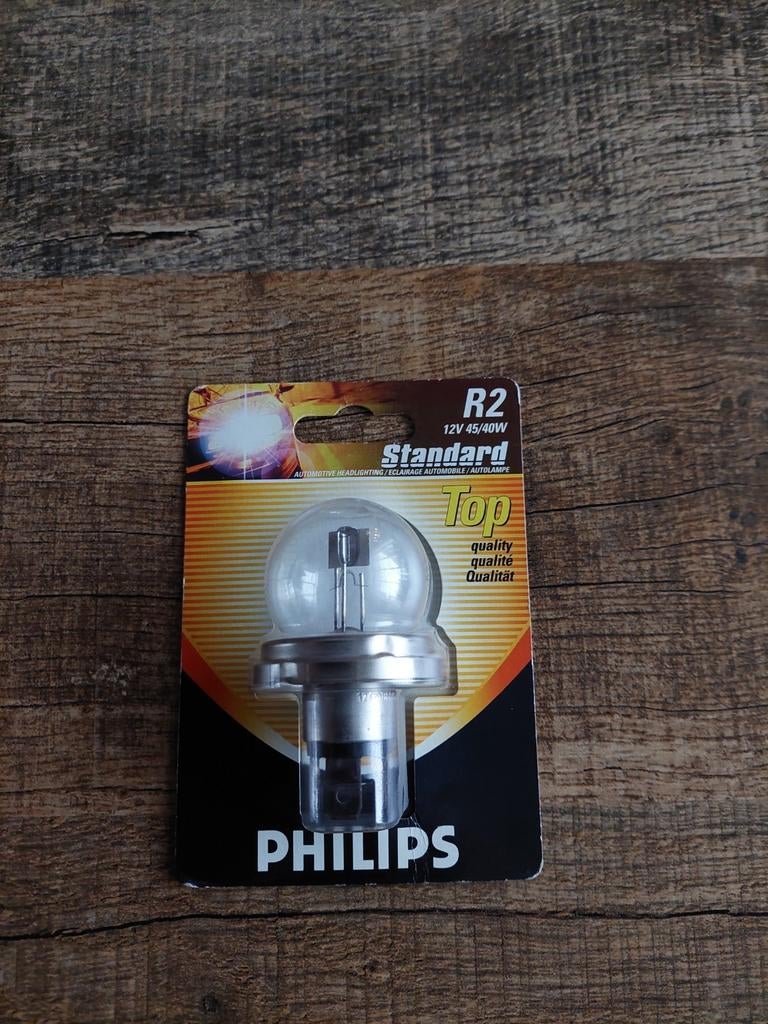 1x Nieuwe Philips R2 dimlicht lamp ! 12 volt /45-40 watt, Ophalen of Verzenden, Nieuw, Oldtimer onderdelen