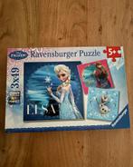 Frozen puzzel, Ophalen of Verzenden, 10 tot 50 stukjes, Zo goed als nieuw, 4 tot 6 jaar