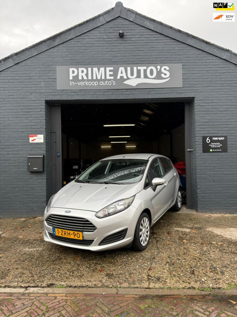 Ford Fiesta 1.0 NWE. Apk | Airco 2015, Auto's, Stof, Zwart, 525 kg, 23 km/l