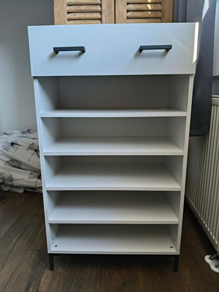 Witte (schoenen)kast van VidaXL, Huis en Inrichting, Kasten | Schoenenkasten, Ophalen, Gebruikt, Modern, functioneel