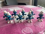 8 vintage oude smurfen, gewone, bril en gevangenis, Ophalen of Verzenden, Zo goed als nieuw, Verschillende Smurfen