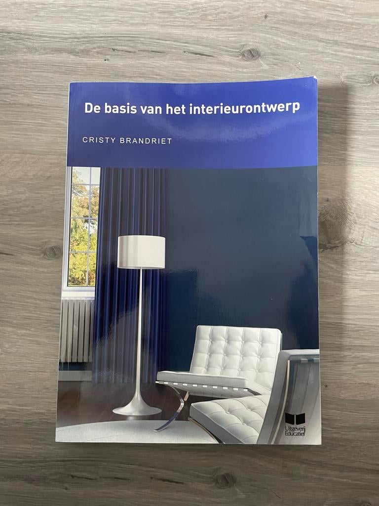 Interieurontwerp Boeken: Basis & Uitgewerkt (Cristy Brandrie, Ophalen of Verzenden, Zo goed als nieuw, Interieur en Design