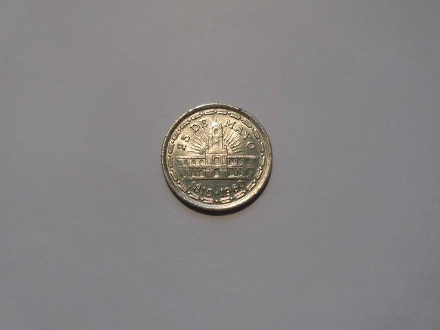 1 munt Argentinie 1 peso 1960. 150 jaar Revolution, Ophalen of Verzenden, Zuid-Amerika, Losse munt