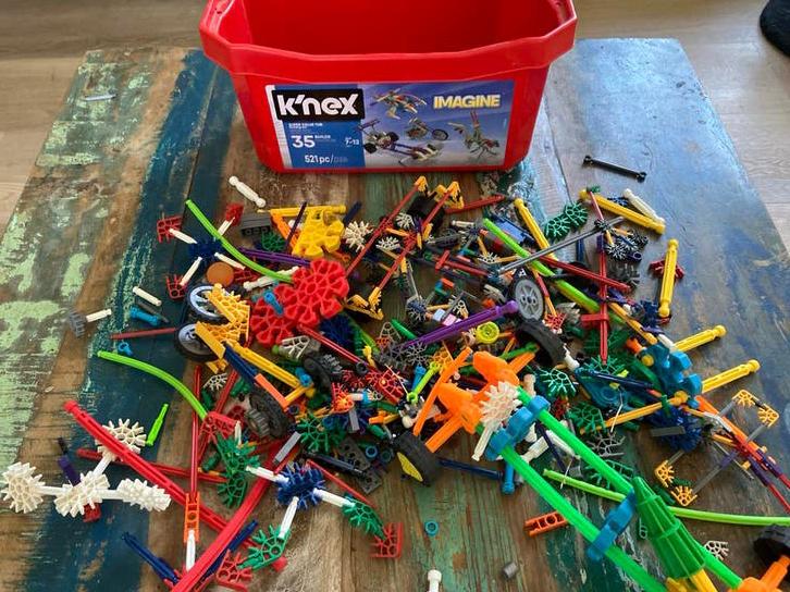 K'nex Super Value Tub - 521 onderdelen, Ophalen of Verzenden, Gebruikt, K'nex