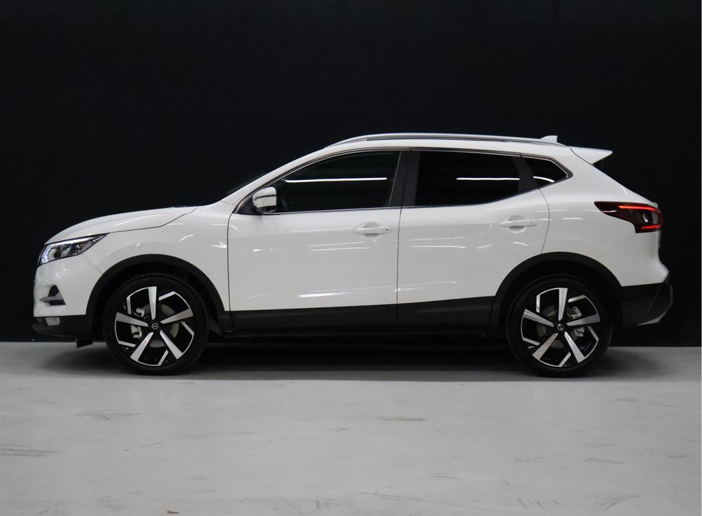 Nissan QASHQAI 1.3 DIG-T Premium Edition [360° CAMERA, PANO, Auto's, Nissan, Gebruikt, Wit, Leder, Bedrijf