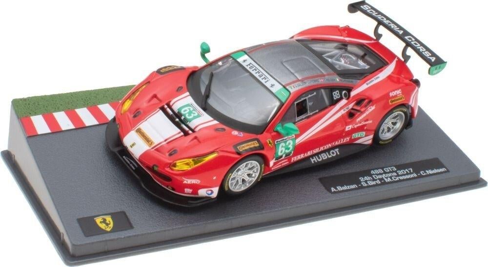 19650: Ferrari 488 GT3 - Balzan/Bird/Cressoni/Nielsen - 2017, Hobby en Vrije tijd, Modelauto's | 1:43, Auto, Nieuw, Ophalen of Verzenden