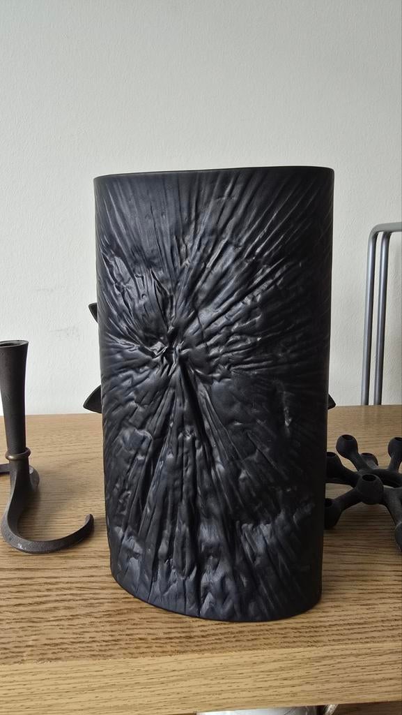 Rosenthal Germany Studio Linie Martin Freyer vaas zwart, Huis en Inrichting, Woonaccessoires | Vazen, Ophalen of Verzenden, Zwart