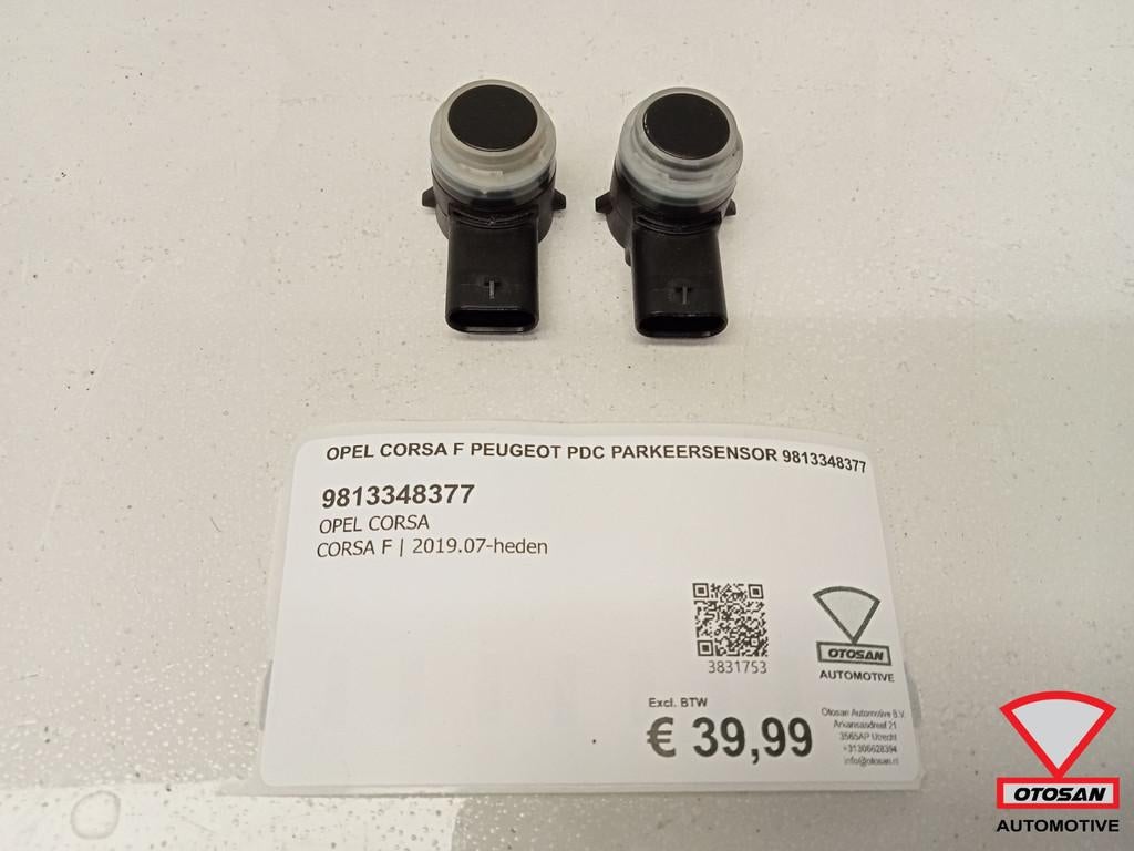 Opel Corsa F Peugeot PDC Parkeersensor 9813348377