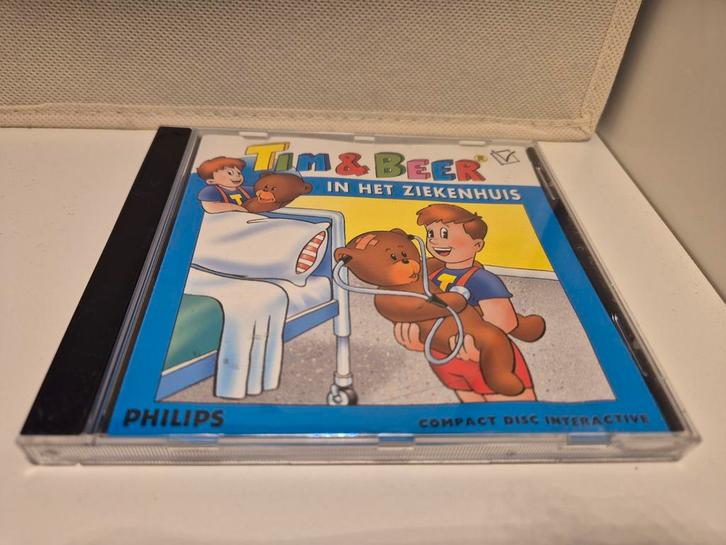 Tim & Beer in het Ziekenhuis Philips CDi, Spelcomputers en Games, Games | Overige, Zo goed als nieuw, Avontuur en Actie, 1 speler