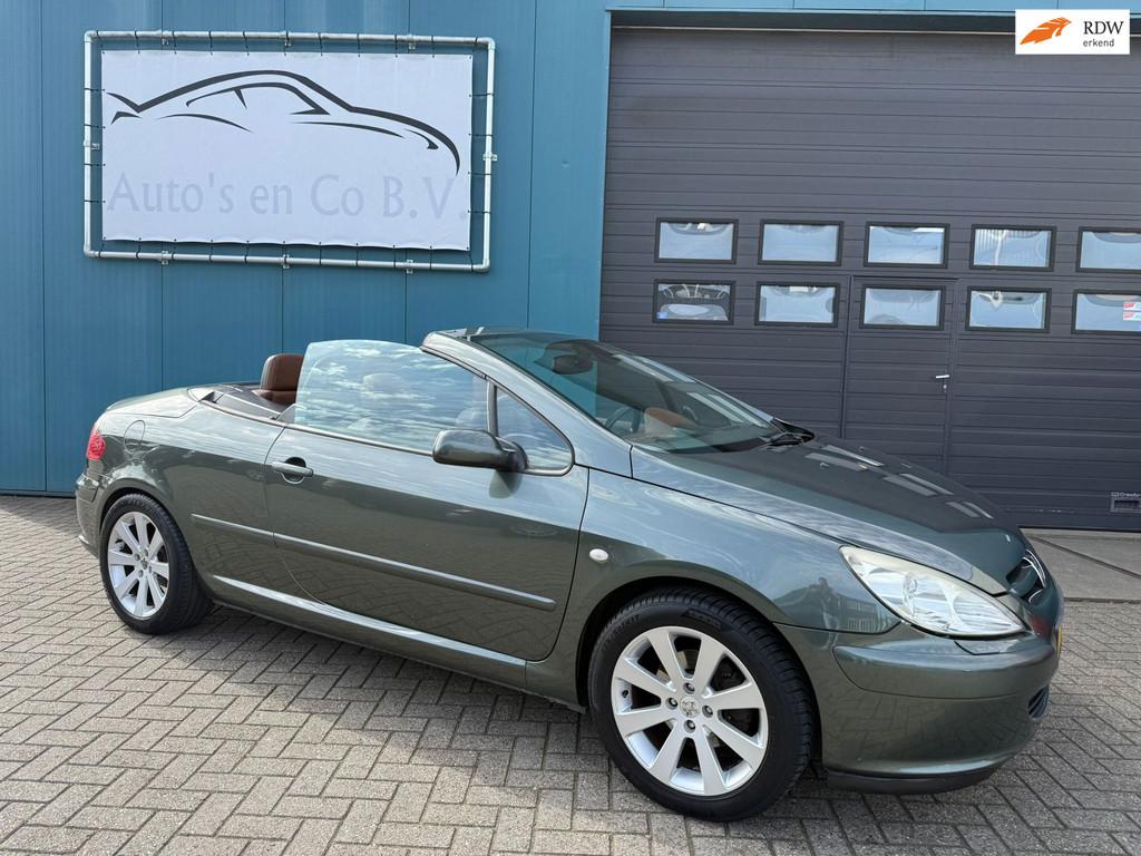 Peugeot 307 CC 2.0-16V Cabriolet Leder Clima Stoelverw 17" L, Voorwielaandrijving, Gebruikt, 4 cilinders, Cabriolet