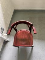 4x Vintage Horeca Stoelen Kersenhout - Lichte Gebruiksschade, Huis en Inrichting, Stoelen, Gebruikt, Bruin, Ophalen of Verzenden