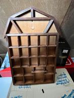 Houten Letterbak / Verzamelkastje in Huisvorm, Ophalen, Gebruikt