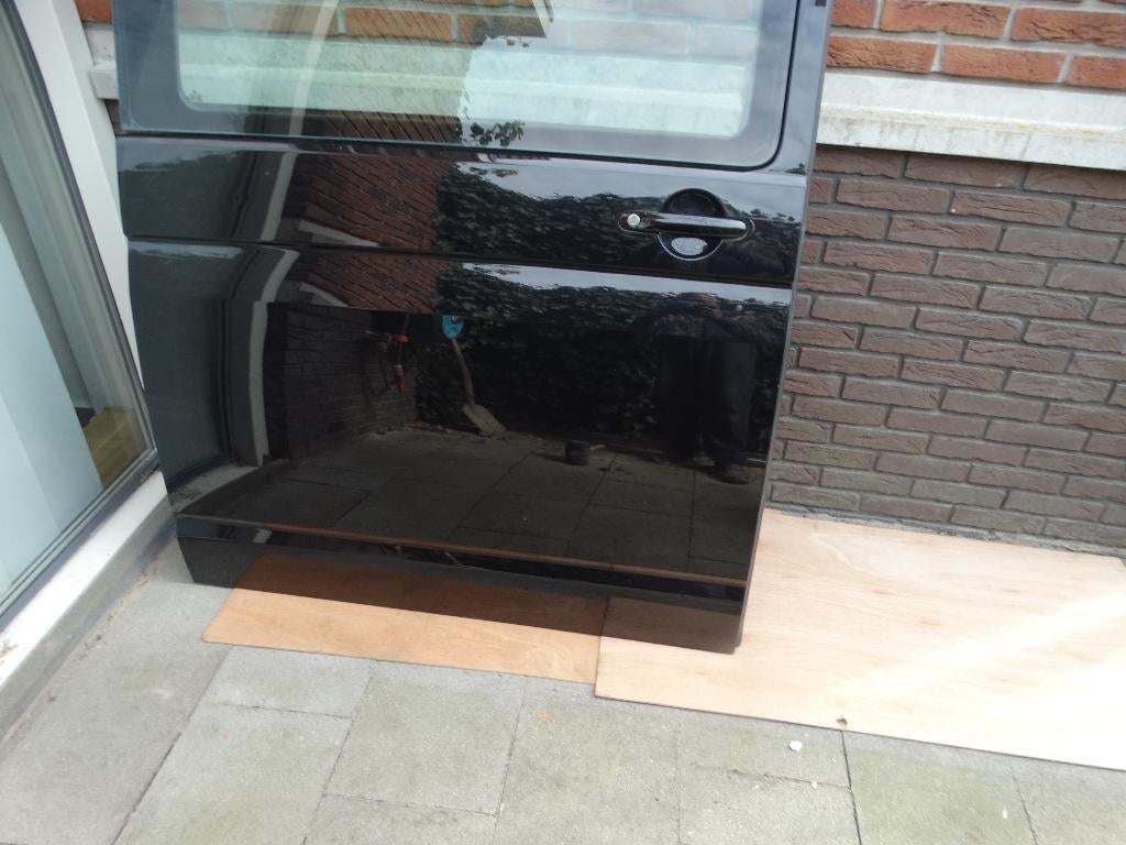 Transporter schuifdeur Rechts zwart T.5 /T.6/ T6.1, Auto-onderdelen, Carrosserie en Plaatwerk, Ophalen, Gebruikt, Rechts, Volkswagen