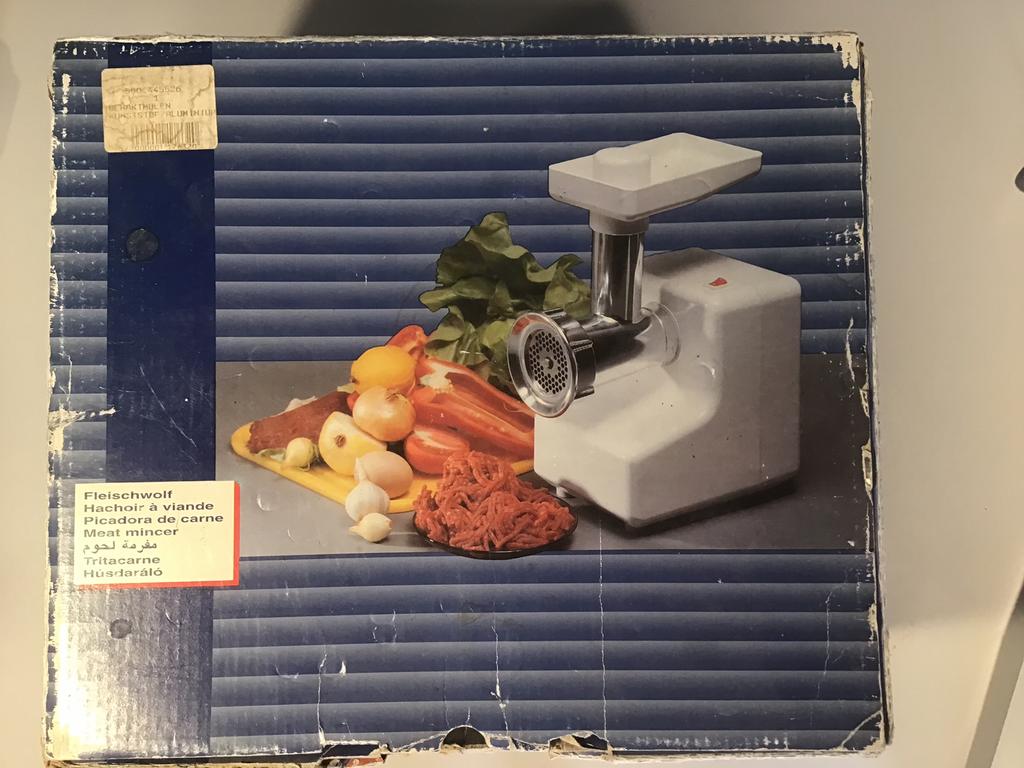 Vleesmolen Bestron, Ophalen, Overige typen, Zo goed als nieuw, Metaal