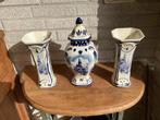 Delfts blauwvan een set vazen, Antiek en Kunst, Ophalen