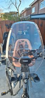 Thule Yepp voorzitje met windscherm, Ophalen, Gebruikt, Voetsteuntjes