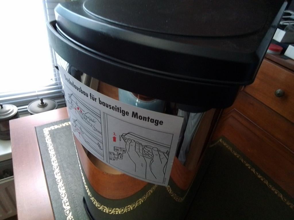 RVS Inbouw afvalemmer,  Nieuw, Ophalen of Verzenden, Nieuw, Metaal